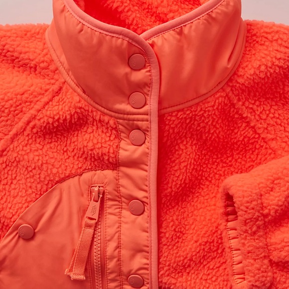 FP Movement Hit the Slopes Fleece Jacket {Neon Coral} M - Picture 4 of 11
